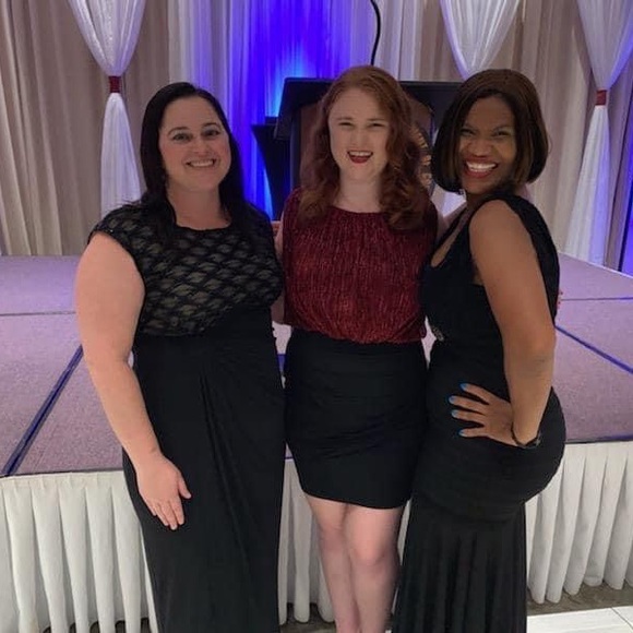 Connected Apparel Black Formal Long Dress - Picture 8 of 8